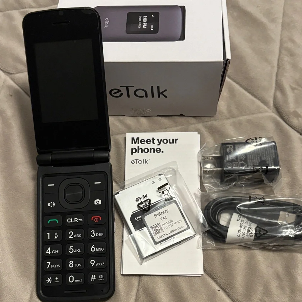 Black Flip Phone